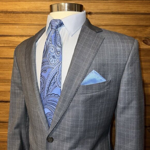 Cremieux‎ Loro Piana Blazer Sport Coat Casual Jacket Size 42R Wool Super 130s - Picture 10 of 10